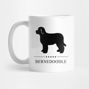 Bernedoodle Black Silhouette Mug